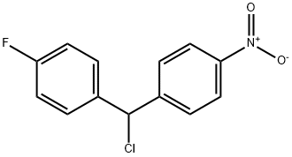 1-(Chloro(4-fluorophenyl)methyl)-4-nitrobenzene,1841-50-5,结构式