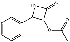 2-oxo-4-phenylazetidin-3-yl acetate Struktur