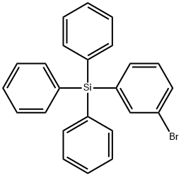 (3-溴苯基)三苯基硅烷,185626-73-7,结构式