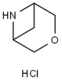 3-oxa-6-azabicyclo[3.1.1]heptane hydrochloride, 1860028-23-4, 结构式