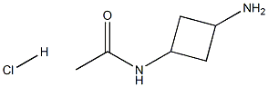 N-(3-aminocyclobutyl)acetamide hydrochloride, 1860028-37-0, 结构式