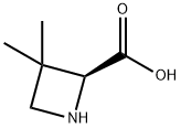 2-Azetidinecarboxylic acid, 3,3-dimethyl-,  (2S)- Structure
