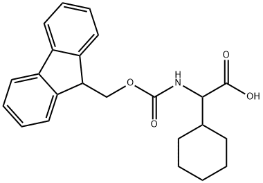 a-(Fmoc-amino)-cyclohexaneacetic acid Structure