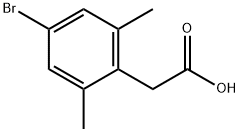 4-溴-2,6-二甲基苯乙酸,186748-46-9,结构式