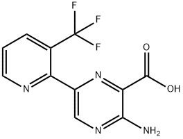 1874279-13-6 3-amino-6-(3-(trifluoromethyl)pyridin-2-yl)pyrazine-2-carboxylic acid