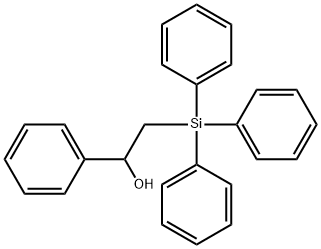 1-PHENYL-2-(TRIPHENYLSILYL)-1-ETHANOL Structure