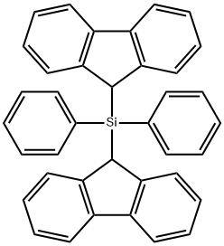 BIS(9-FLUORENYL)DIPHENYLSILANE, 18821-91-5, 结构式
