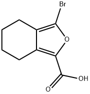 3-Bromo-4,5,6,7-tetrahydroisobenzofuran-1-carboxylic acid Structure