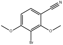 3-Bromo-2,4-dimethoxybenzonitrile Struktur