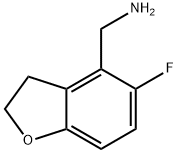 (5-fluoro-2,3-dihydrobenzofuran-4-yl)methanamine Structure
