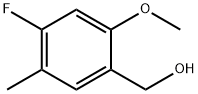 (4-Fluoro-2-methoxy-5-methyl-phenyl)-methanol Structure