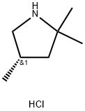 (S)-2,2,4-三甲基吡咯烷盐酸盐,1897428-40-8,结构式