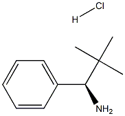 (R)-2,2-dimethyl-1-phenylpropan-1-amine hydrochloride Structure