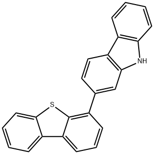 2-(DIBENZOTHIOPHEN-4-yl)CARBAZOL 化学構造式