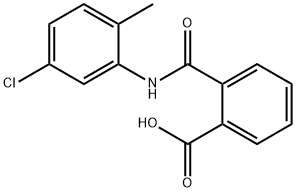 N-(5-CHLORO-2-METHYLPHENYL)PHTHALAMIC ACID, 19368-32-2, 结构式