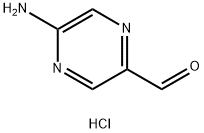 5-氨基吡嗪-2-甲醛盐酸盐,1965308-99-9,结构式