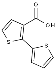 [2,2'-bithiophene]-3-carboxylic acid Struktur