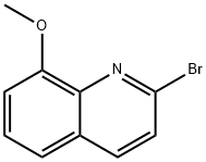 2-Bromo-8-methoxy-quinoline Struktur