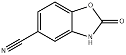 2-氧-2,3-二羟基苯并恶唑-5-甲腈 结构式