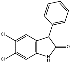 5,6-DICHLORO-3-PHENYL-2-INDOLINONE Struktur