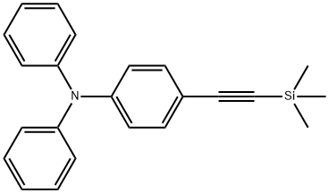 N,N-diphenyl-4-((trimethylsilyl)ethynyl)aniline Struktur