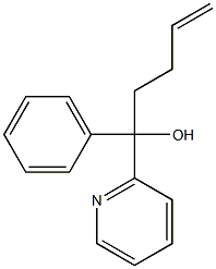 1-phenyl-1-(pyridin-2-yl)pent-4-en-1-ol,2065187-27-9,结构式