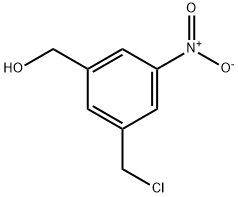 3-(Chloromethyl)-5-nitrobenzyl Alcohol Structure