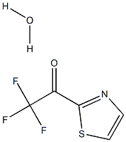 2-(Trifluoroacetyl)thiazole Monohydrate Structure