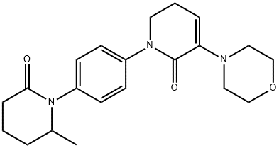 1-(4-(2-methyl-6-oxopiperidin-1-yl)phenyl)-3-morpholino-5,6-dihydropyridin-2(1H)-one Structure