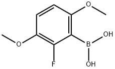 2,5-Dimethoxy-6-fluorophenylboronic acid Struktur