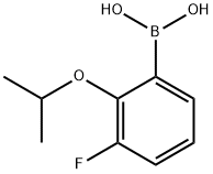 3-Fluoro-2-isopropoxyphenylboronic acid Struktur