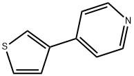 4-(thiophen-3-yl)pyridine,21308-82-7,结构式