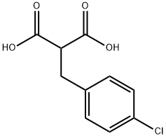 2-(4-氯苄基)丙二酸,21405-64-1,结构式