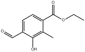 ethyl 4-formyl-3-hydroxy-2-methylbenzoate,2152661-10-2,结构式