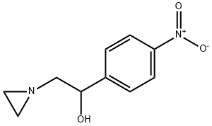 2-AZIRIDIN-1-YL-1-(4-NITRO-PHENYL)-ETHANOL 化学構造式