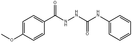 1-(4-METHOXYBENZOYL)-4-PHENYLSEMICARBAZIDE Structure