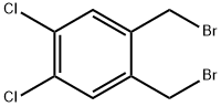 1,2-bis(bromomethyl)-4,5-dichlorobenzene Struktur
