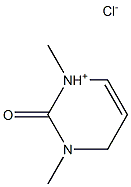 1,3-dimethyl-2,3-dihydro-2-oxopyrimidinium chloride Structure