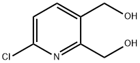 6-Chloro-2,3-bis(hydroxymethyl)pyridine Struktur