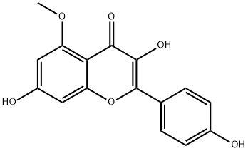 Kaempferol 5-methyl ether Structure