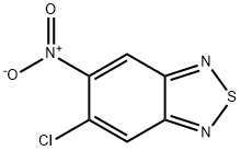 5-氯-6-硝基苯并[C][1,2,5]噻二唑 结构式