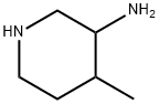 4-methyl-3-Piperidinamine 化学構造式