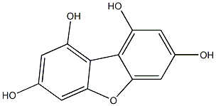 1,3,7,9-TETRAHYDROXYBENZOFURAN, 221652-95-5, 结构式