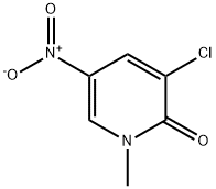 3-Chloro-1-methyl-5-nitro-1H-pyridin-2-one Structure