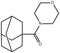 1-(1-ADAMANTANECARBONYL)MORPHOLINE 结构式