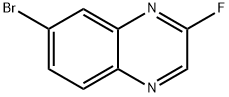 7-溴-2-氟喹喔啉 结构式