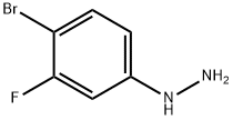 (4-Bromo-3-fluorophenyl)hydrazine Structure