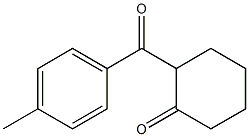 2-(4-methylbenzoyl)cyclohexanone Structure