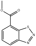 Methyl 1,2,3-benzothiadiazole-7-carboxylate Struktur