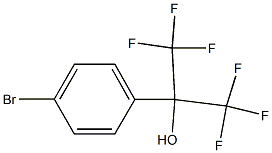 2-(4-bromophenyl)-1,1,1,3,3,3-hexafluoro-2-propanol Struktur